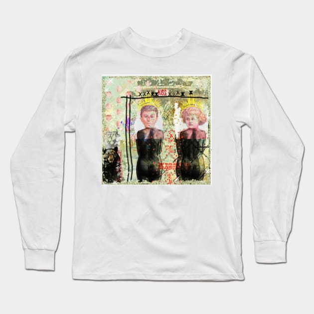 Kissing Booth Long Sleeve T-Shirt by funhousejen